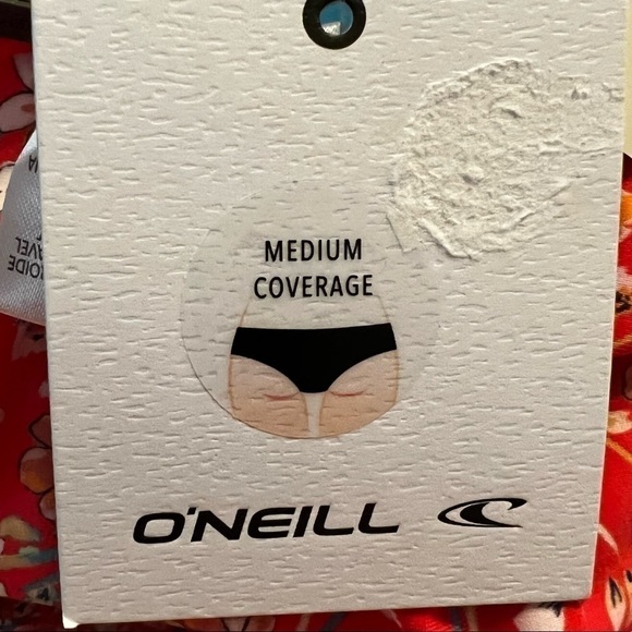 O'Neill Red Venice Piper Ditsy One-Piece Swimsuit - Picture 10 of 10